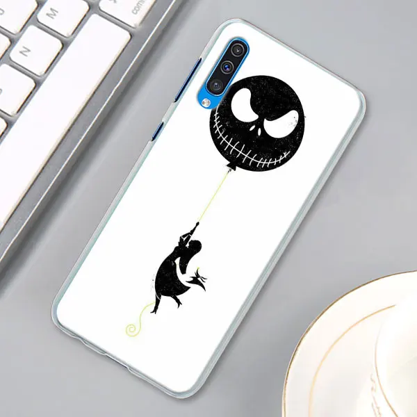 С принтом "Кошмар перед Рождеством" Хэллоуин чехол КРЫШКА ДЛЯ samsung Galaxy A30 A40 A50 A70 A6 A8 плюс A7 A9 M30 чехол для телефона Coque - Цвет: 04