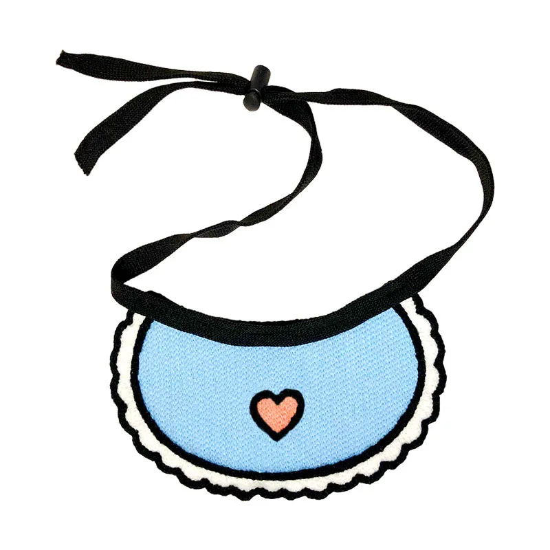 Милые нагрудники Micky для кошек и собак вязаный ошейник с бантами регулируемый