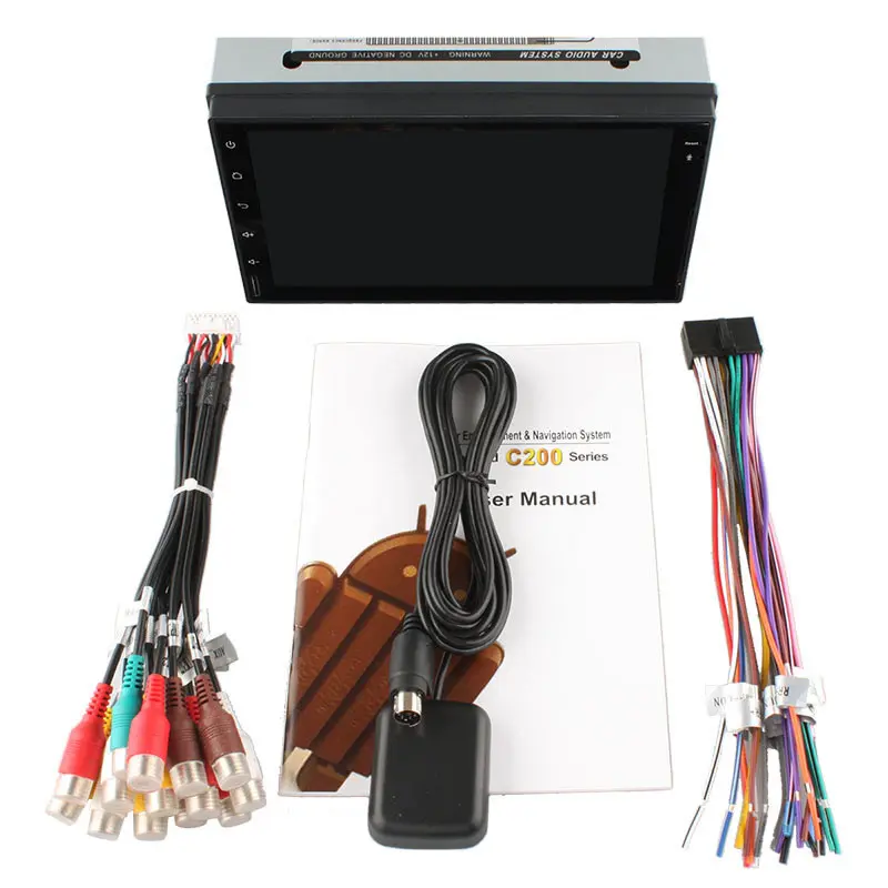 Ownice Quad Core 2 Г RAM 1024*600 Android 4.4 Универсальный Din Автомобильный Видео Плеер Радио GPS