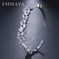 emmaya brand new open bracelet bangles 3 color cuff bracelet for women jewelry gift for girls