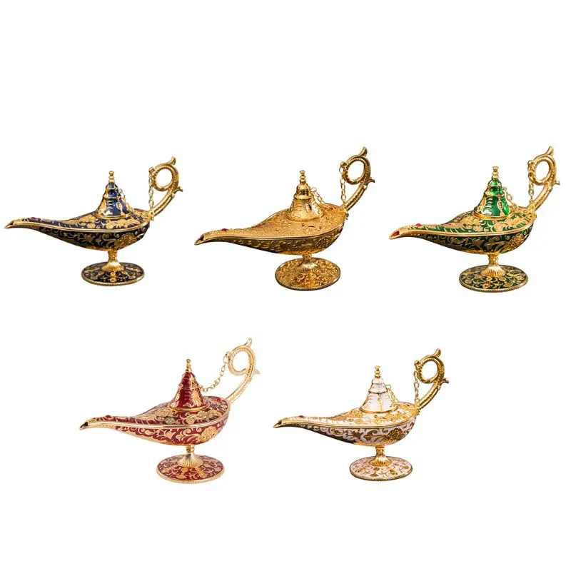 Семейсветильник светлый чайник для желаний предметы интерьера в стиле ретро