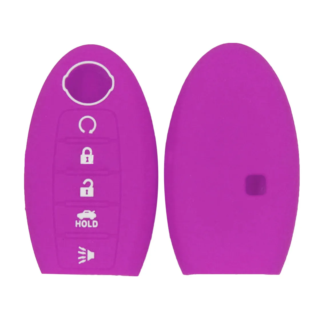 1 шт. новинка 5 кнопок силиконовый чехол для автомобильных ключей Универсальный
