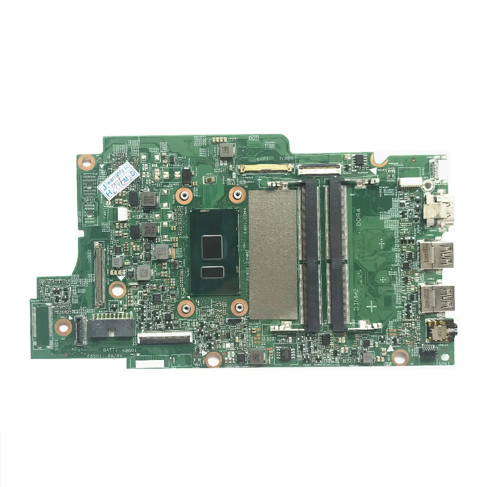 SZWXZY отлично подходит для Dell Inspiron 13 5378 5578 Материнская плата ноутбука DDR4 с SR2ZW I3-7100U
