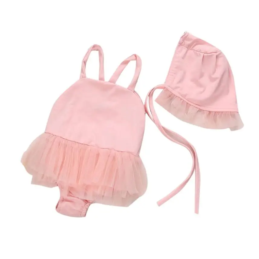 Детская одежда 2017 г. Танкини бикини купальник для маленьких девочек купальный