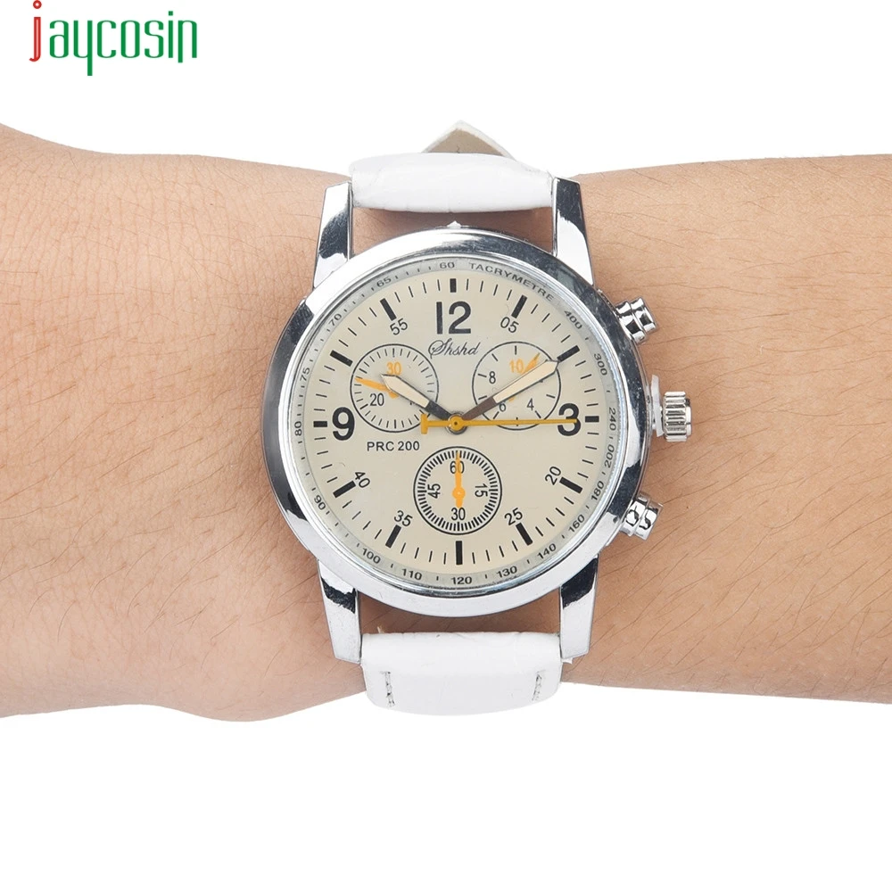 Часы JAYCOSIN Мужские кварцевые с голубым стеклом нейтральные деловые Брендовые