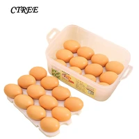 ctree 24 eggs multifunctional double sealed breathable eggs storage pp storage boxs preservation kitchen storage gadgets c711