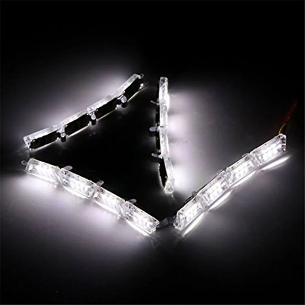 Y 1 комплект с украшением в виде кристаллов струящийся vinstar led DRL Дневной