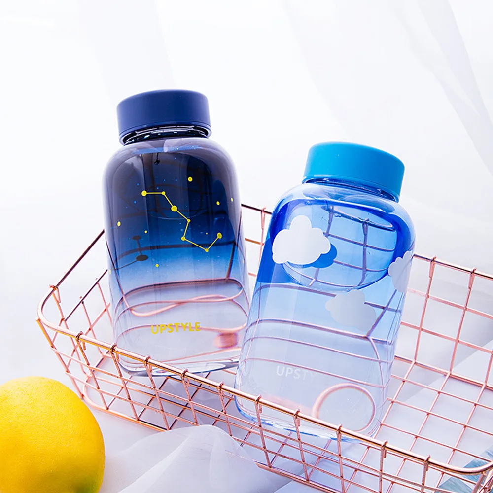 Upstyle эко Симпатичный мини Спорт Портативный Стекло воды сок бутылочек с широким