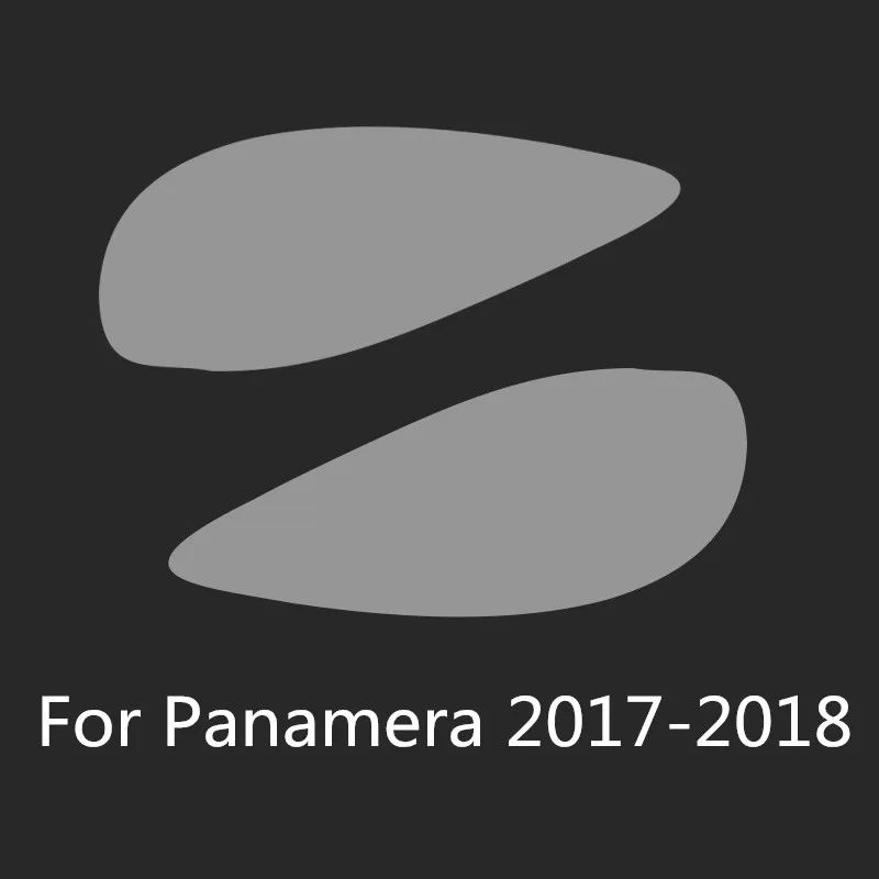 For 17-18 ТПУ Защитная пленка для фар автомобиля B-столб C-столб прозрачная наклейка для Porsche Cayenne, Panamera Macan - Название цвета: For 17-18