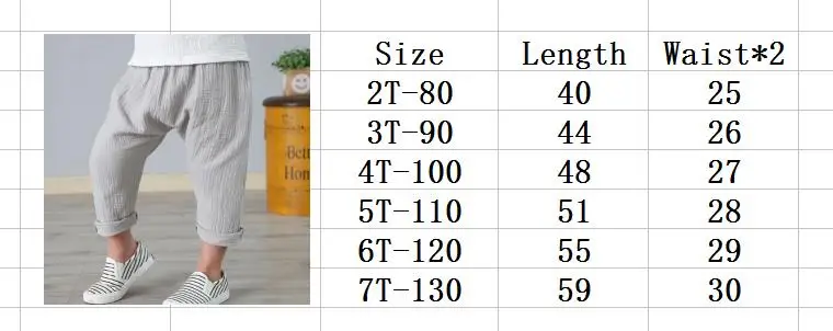 Kid Toddler Child Harem Pants Baby Boy Girl Trousers Linen Pleated Kid Boy Girl Trousers Baby Children Summer Trousers