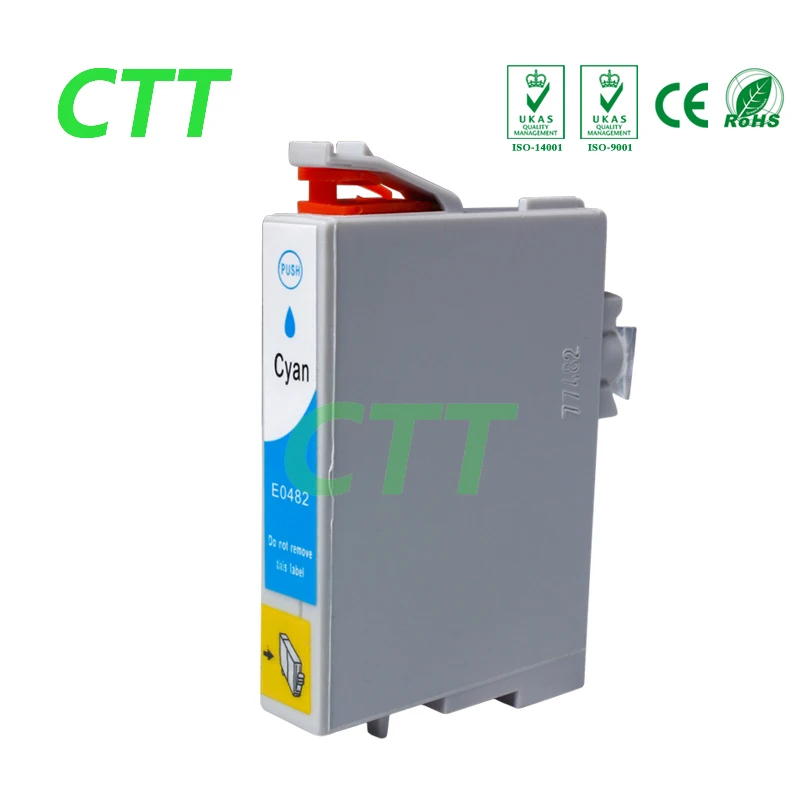 6 шт. совместимый для T0481 T0486 Epson Stylus Photo R200 R220 R300 R300M R320 R340 RX500 RX600 RX620 с чип |