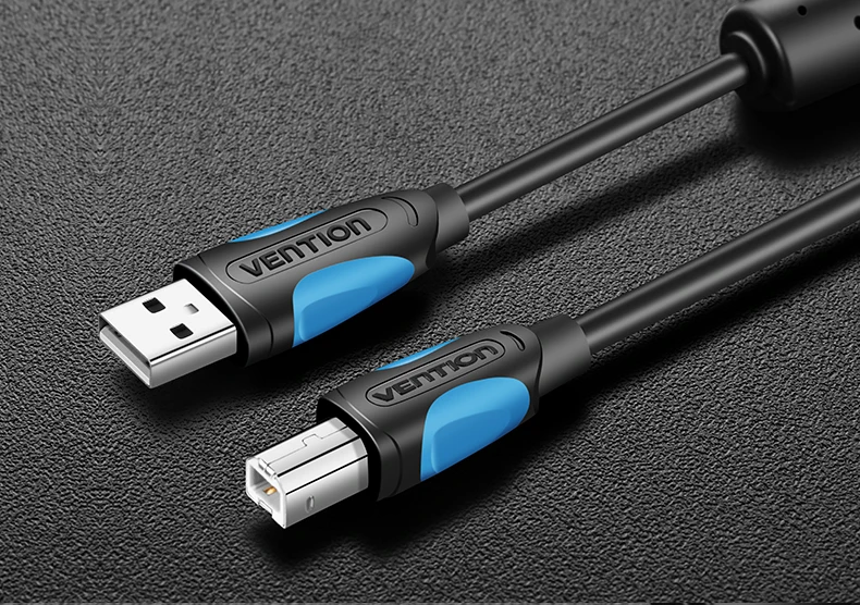 Vention USB 2,0 кабель для принтера тип A папа-папа B Синхронизация данных 10 м 1,5 м USB кабель для печати для Canon Epson сканер hp принтер USB