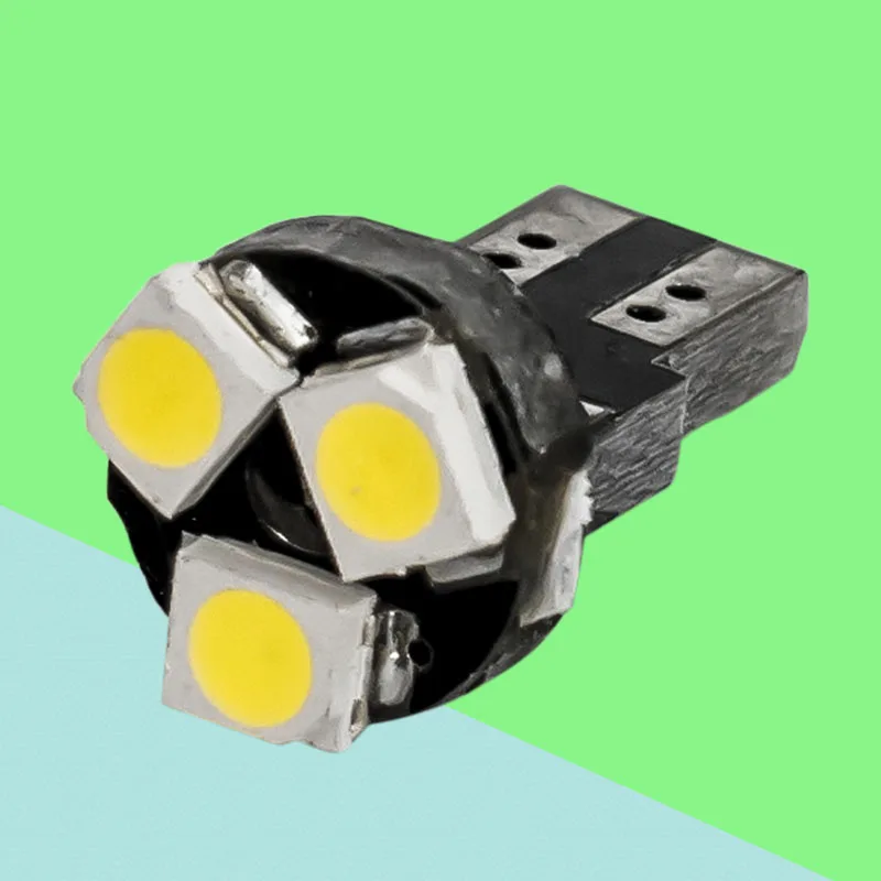 100 шт. T5 58 73 74 286 257 W1.2W 3SMD 3 Светодиодная лампа для приборной панели предупреждающий