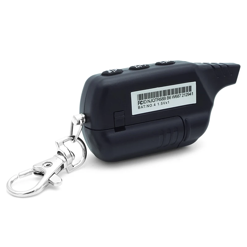 

Twage B6 Lcd Remote Control Key Fob Chain keychain for Vehicle Security Starline B6 Two Way Car Alarm System