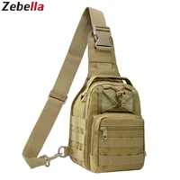 zebella men military bag tactical chest bags unisex fashion camouflage handbags cool camping hiking travel shoulder bags
