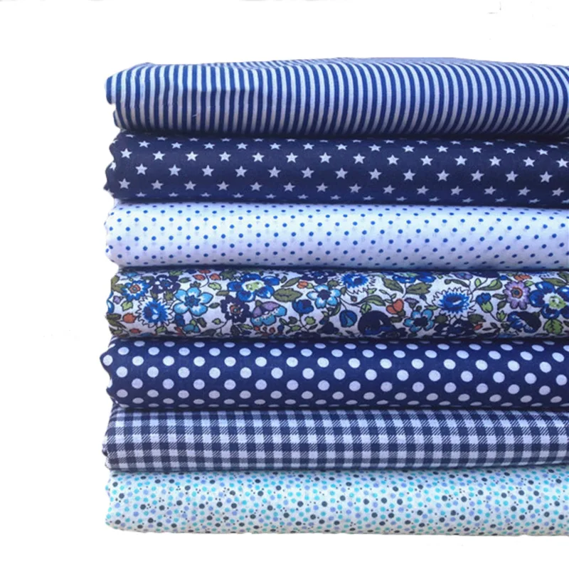 7 шт. хлопковые ткани с принтом для шитья ручной работы лоскутного Аксессуары
