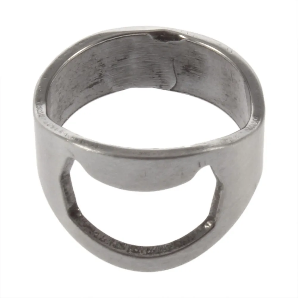 

50 pcs/ lot Stainless Steel Beer bottle opener Wine Finger Ring Opener for Beer Bar Tool Wholesale