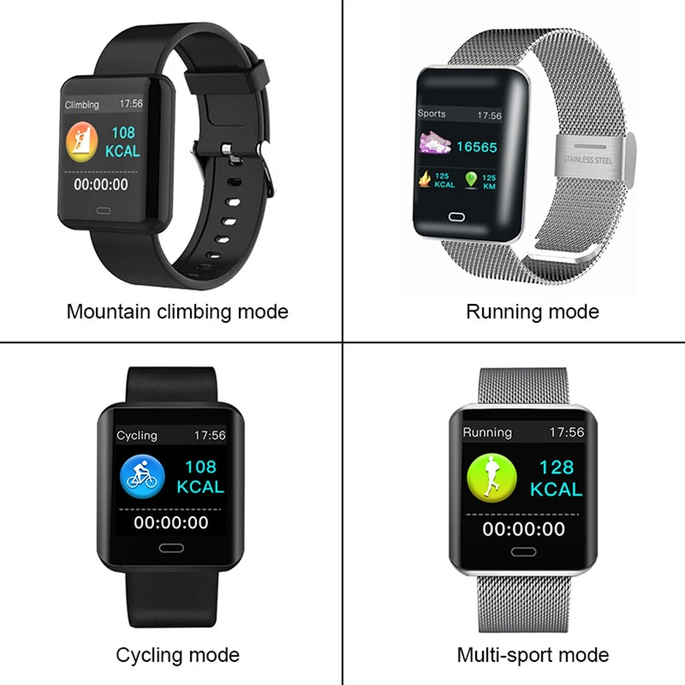 GEJIAN модные часы Smart Watch 1 3 &quotTFT цвет экран водонепроницаемый Smartwatch шагомер