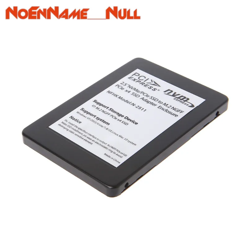 Корпус жесткого диска U.2 для NGFF M.2 M Key PCIE SSD адаптер корпуса материнской платы