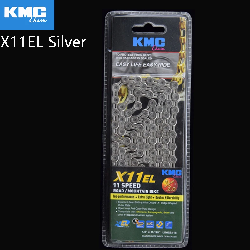 KMC X11EL X11.93 11 скоростная цепь MTB горный велосипед 11/22/33 скорости для дорожного