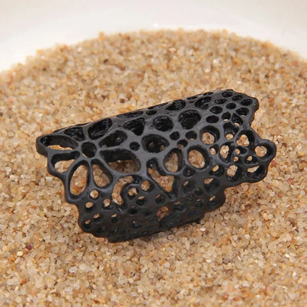 Fashion Punk Women Men Hollow Cutout Lace Flower Ring For Jewelry Open Finger Knuckles Accessories | Украшения и аксессуары