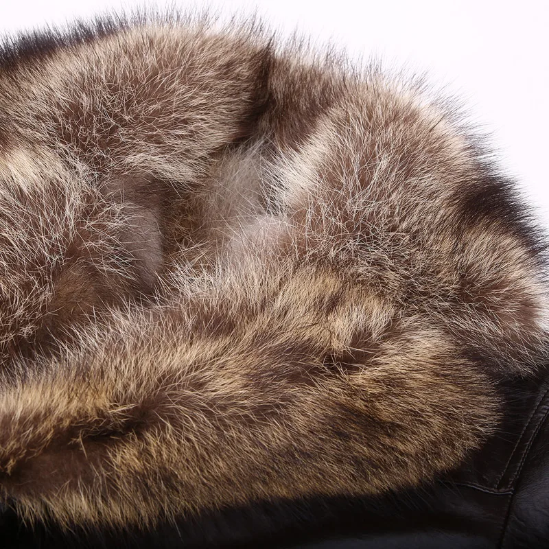 Абу бренд мужской меховой пальто новый 2018 роскошный Повседневное с длинным