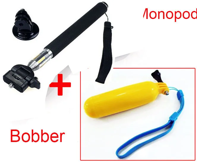 Аксессуары для GoPro монопод с таймером + плавающий поплавок штатива адаптер Черный