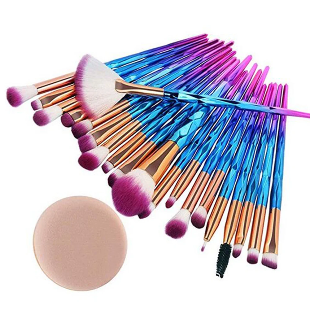 20 шт. мягкие кисти для макияжа|Наборы инструментов макияжа| |