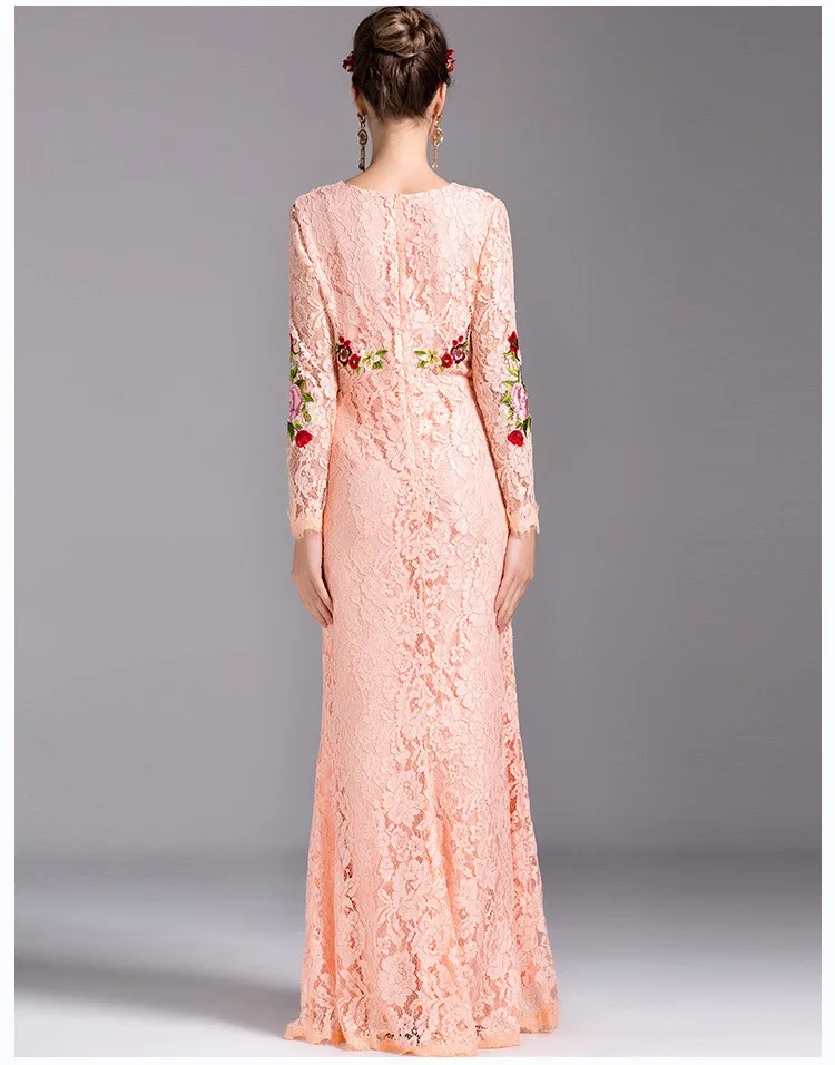 2017 весна лето мода неделю шоу взлетно-посадочной полосы дизайнер вышивка кружева