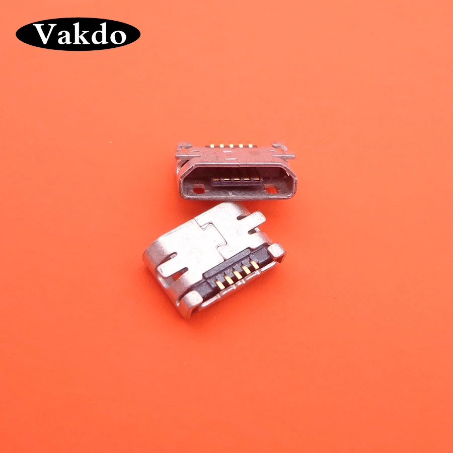 100-500 шт. Micro USB разъем для док-станции Разъем зарядного порта Nokia 105 207 208 220 Dual SIM 230 Asha