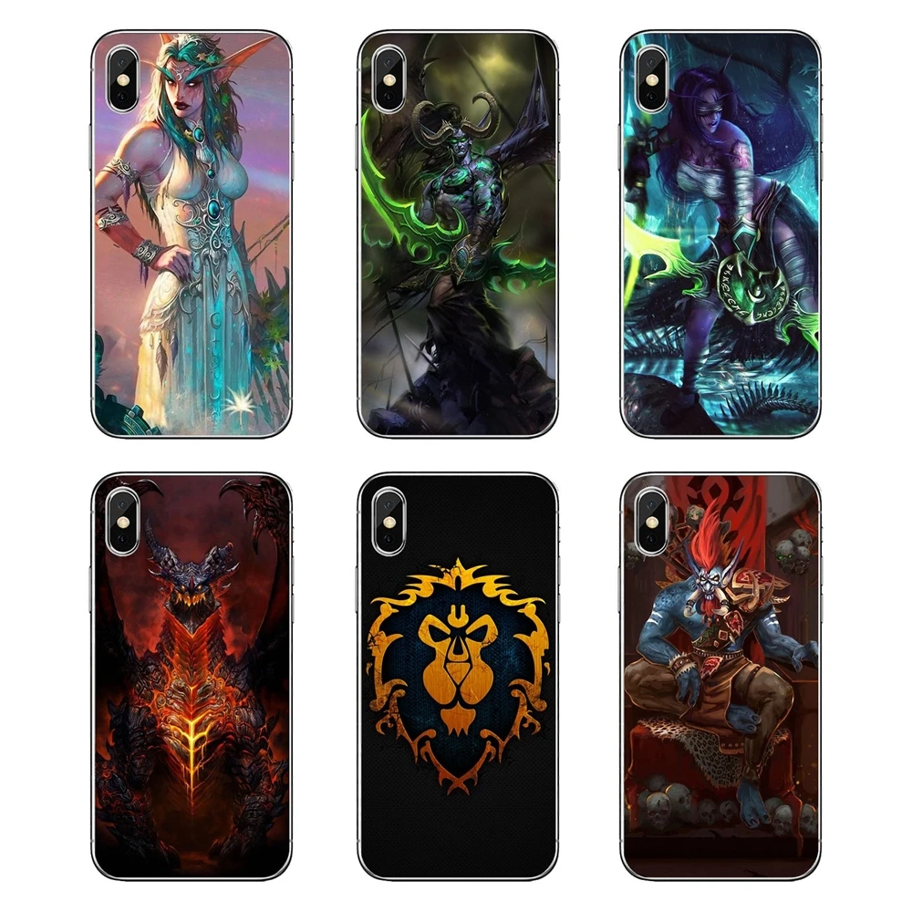 Кожаный чехол для телефона Huawei Honor 8 8C 8X9 10 7A 7C mate 20 Lite Pro P Smart Plus World of warcraft WOW Games
