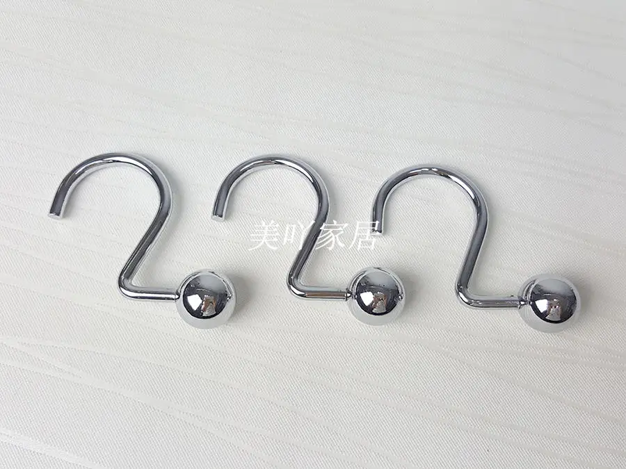 12 декоративные крючки для душевой занавес Штора ванной комнаты занавеска душа