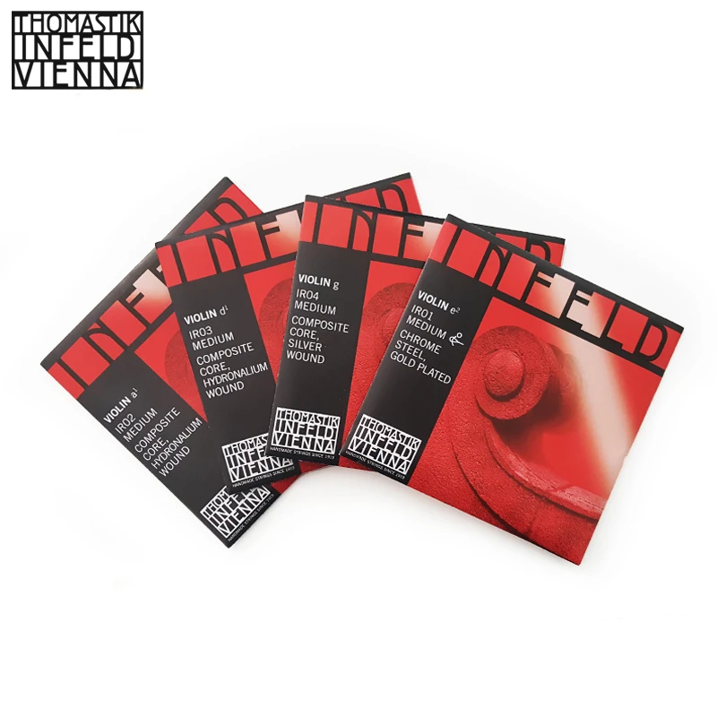 Thomastik Infeld IR100 красный скрипки струны полный набор 4/4 Размеры синтетический ядро