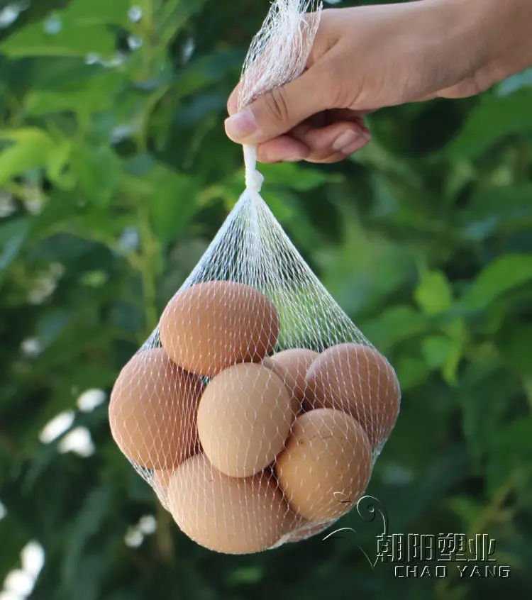 White yellow red Fruit net bag plastic mesh Home receive food packaging Mesh garlic kitchen |