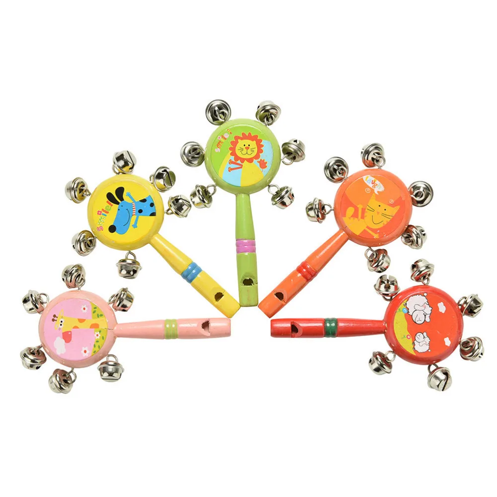 1 шт. детский Деревянный свисток|animal rattles|musical toys babiestoys baby |