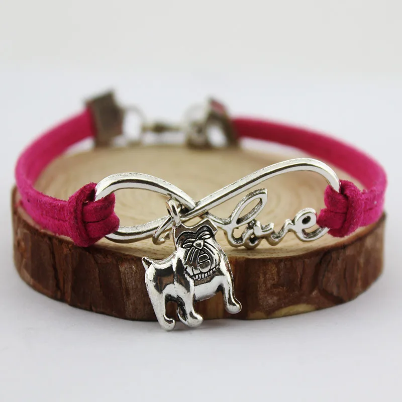 Унисекс ручная работа хит продаж безлимитная любовь животное шарм бульдог