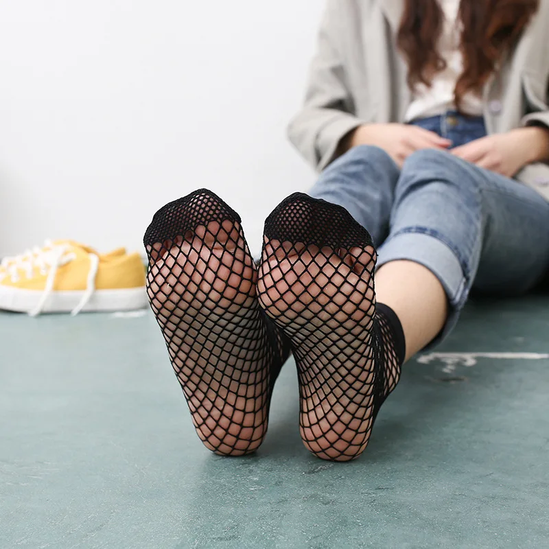 2017 Очаровательная черная Для женщин ажурные Повседневные носки для малышей