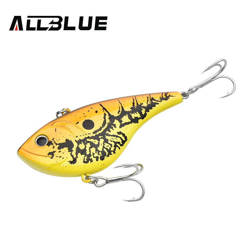 ALLBLUE новая погружная рыболовная приманка 21 2 г/75 мм Lipless Crankbaits Hard Artificial VIB Vibration Bait