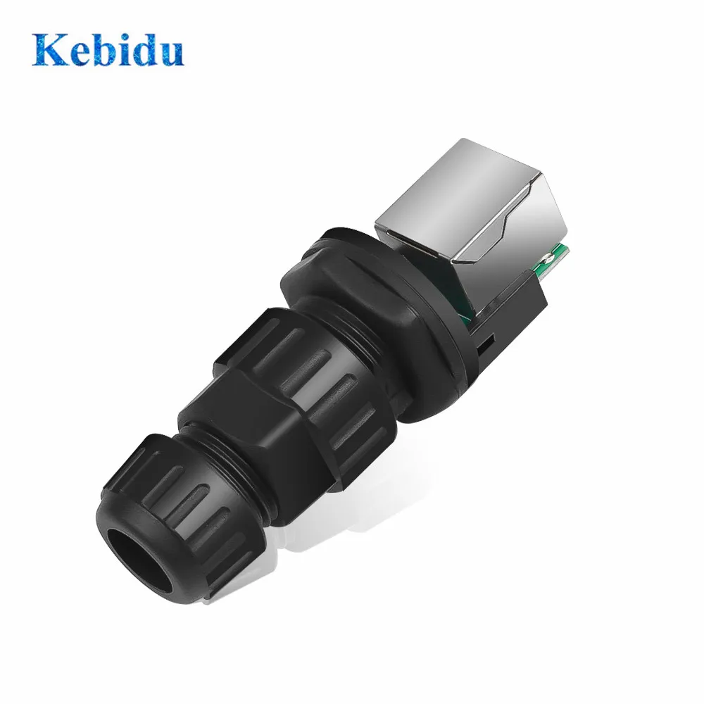 Водонепроницаемый разъем KEBIDU IP68 электрический клеммный адаптер 8 ядер