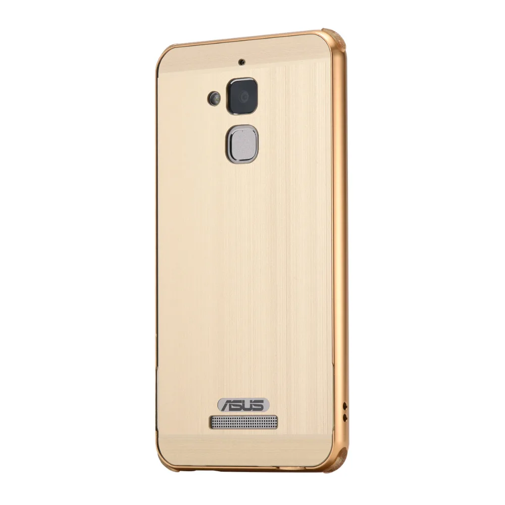 Акриловый чехол для ASUS Zenfone3 max ZC520TL с электрическим покрытием металлической рамой