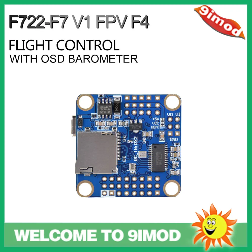 F722 F7 V1 FPV F4 управление полетом с OSD барометром для радиоуправляемого
