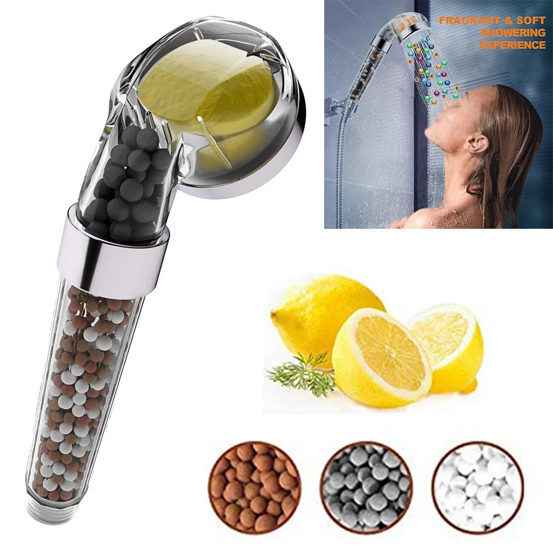 Витамин С насадка для душа фторид фильтр хлорки смягчает ручной воды ионный