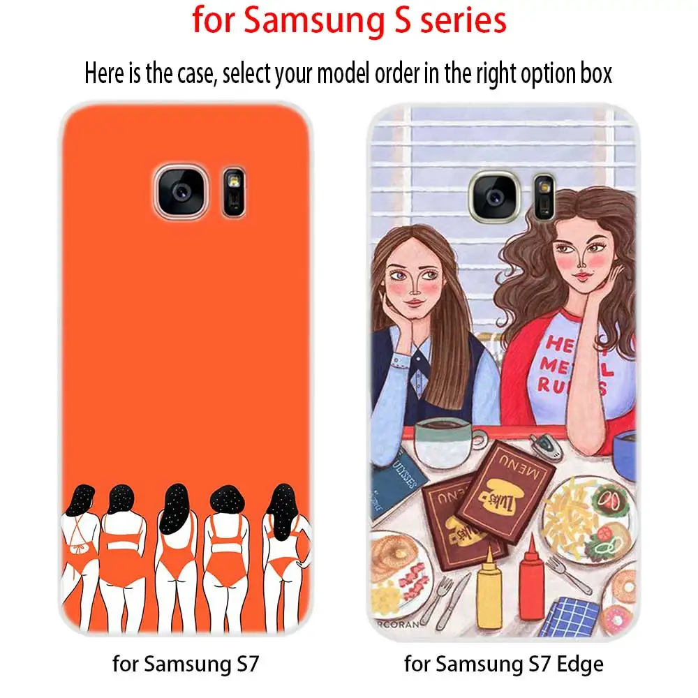 Девочки Гилмор жизнь это короткий разговор узор чехол Обложка для Samsung Galaxy S7Edge S8 S9