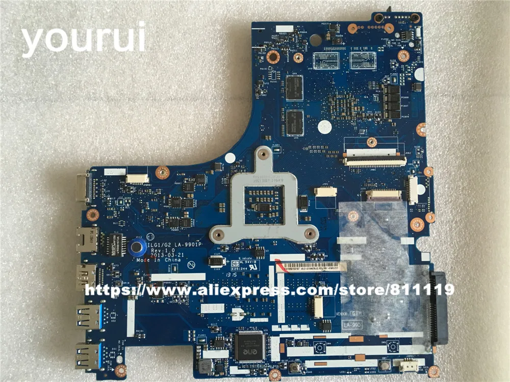 yourui For lenovo G500S Laptop Motherboard Mainboard LA-9901P HM76 GT 720M/1GB DDR3 100% Tested Fast Ship | Компьютеры и офис