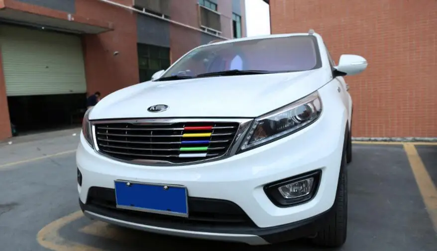 1 шт. забавная наклейка для автомобиля KIA Sportage R 2015 на переднюю решетку гриля
