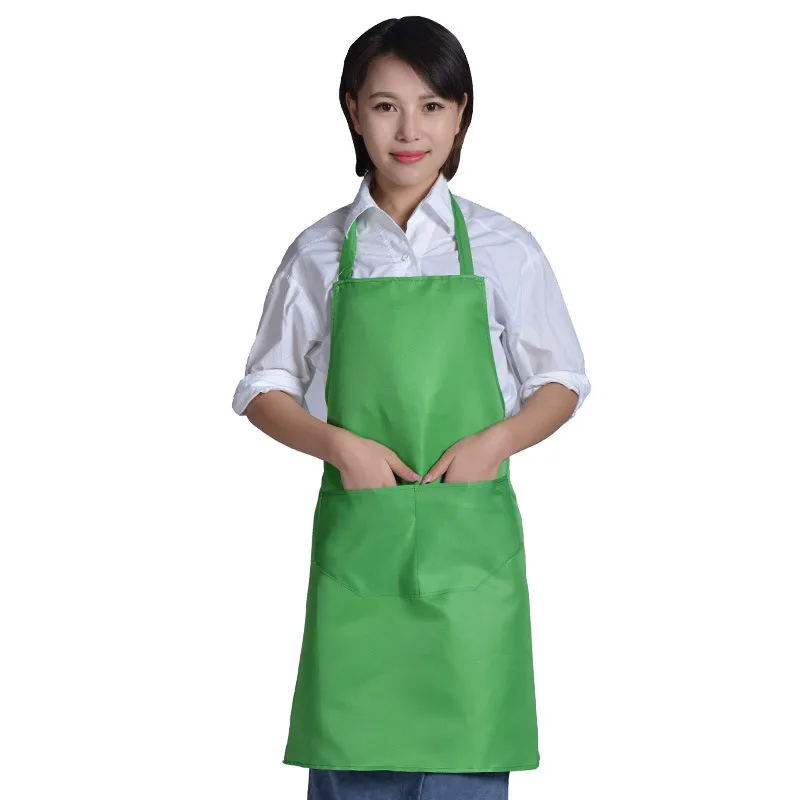 Women Apron With Pockets Kitchen Restaurant Cooking Shop Art Work Baking Dress | Дом и сад