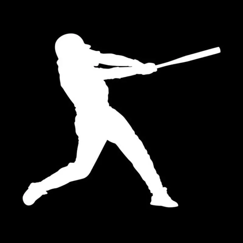 12 5 см * 11 забавные модные спортивные Бейсбольные автомобильные наклейки черный