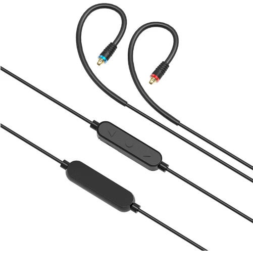 Around the ear Новая версия FiiO RC-BT Bluetooth aptX AAC наушники с микрофоном и пультом дистанционного управления стандартный MMCX кабель для Shure/Westone/JVC/FiiO - Цвет: Around the ear