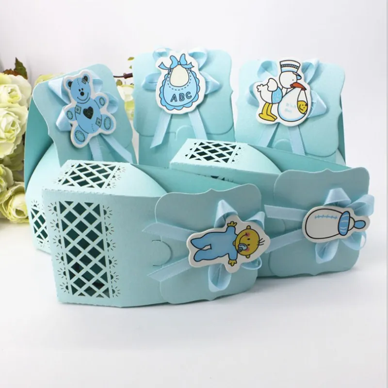 12 шт. 6 4x3 5x10 см Подарочная коробка DIYBaby для дня рождения первого года конфетный