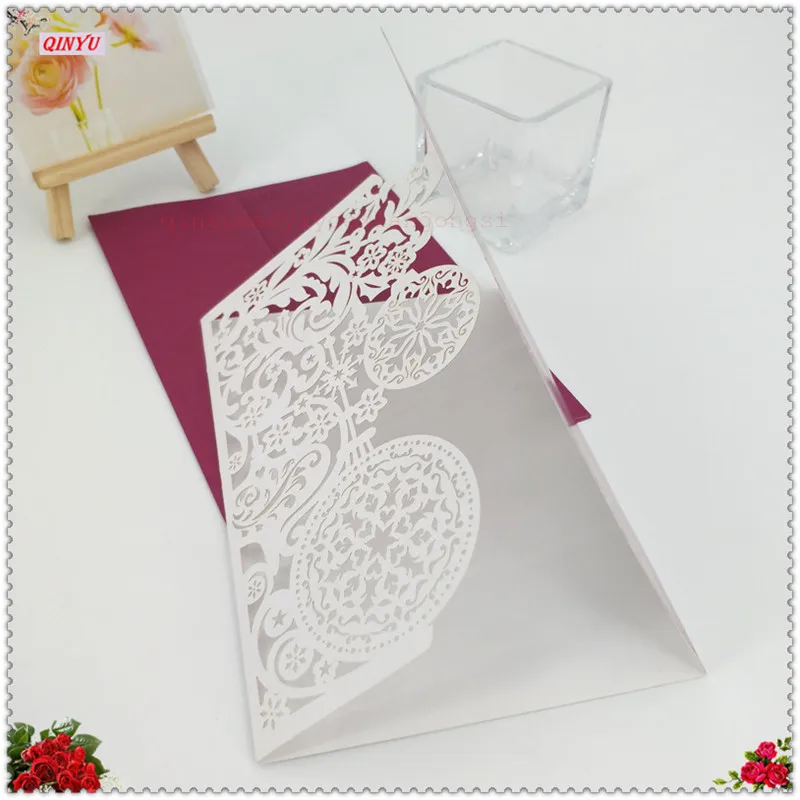 30 шт./лот винтажные лазерные бумажные Пригласительные открытки 18*12 см